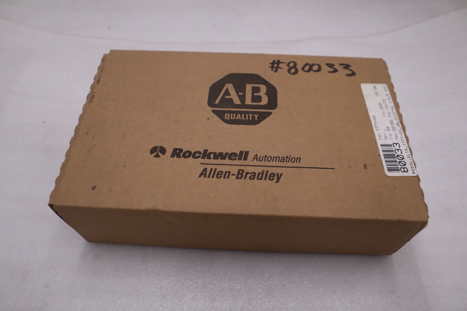ALLEN BRADLEY 1771-OG OUTPUT MODULE – ROCKWELL REMANUFACTURED – STOCK GF887