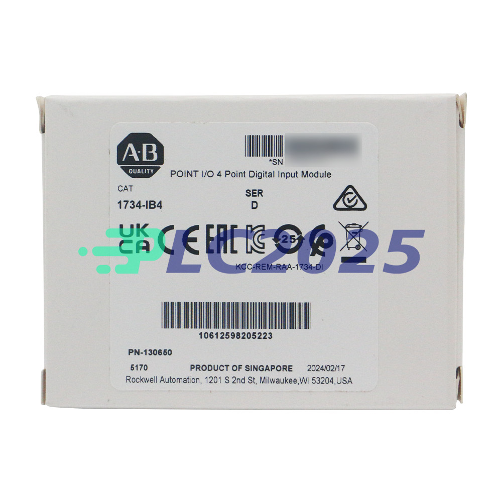 NEW Allen-Bradley 1734-IB4 SER B Part No 96376673 REV A01 Input Module