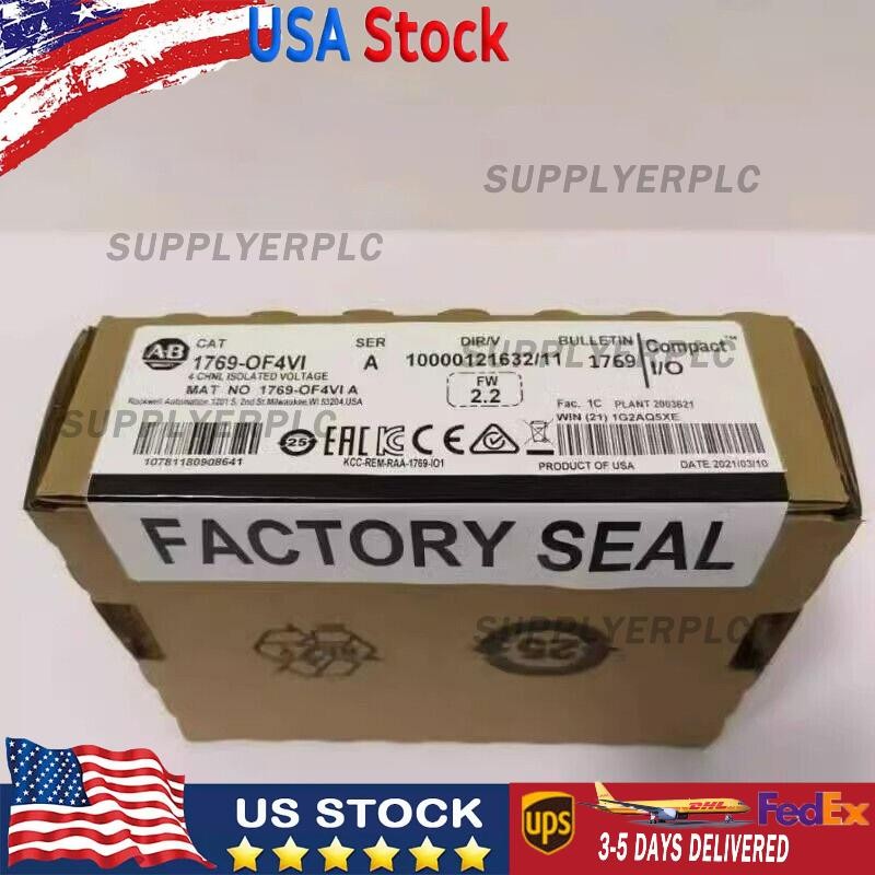 New Factory Sealed AB 1769-OF4VI SER A CompactLogix 4 Pt A/O Voltage Module