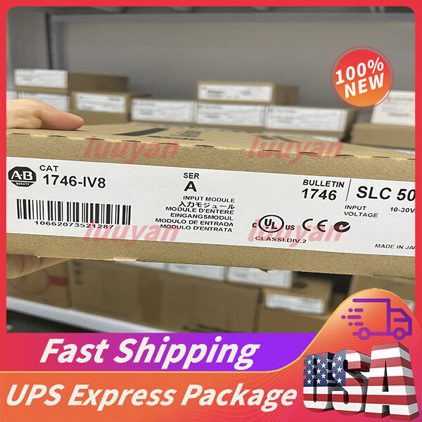 Brand New Allen-Bradley 1746-IV8 Series A SLC 500 8 Point Input Module