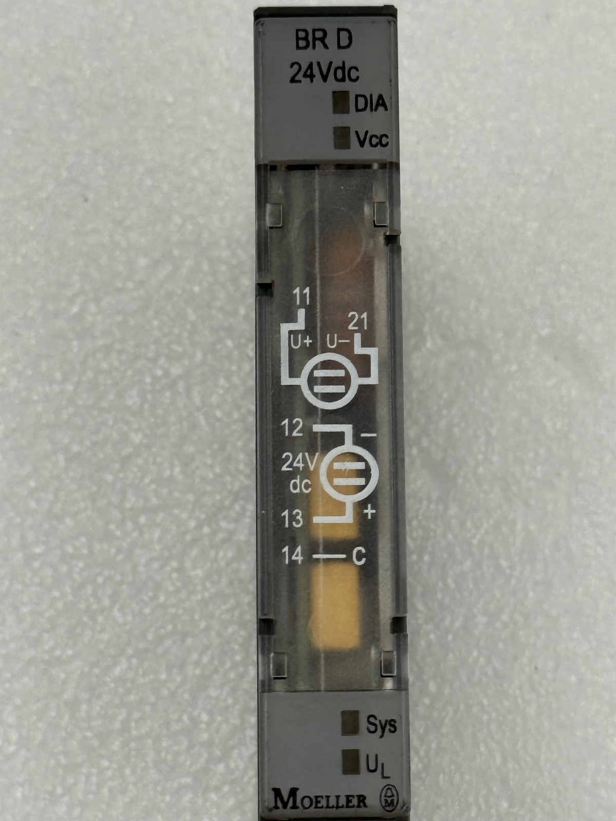 Moeller XN-BR-24VDC-D VN-01-03 Power Supply Bus Refreshing Module Used