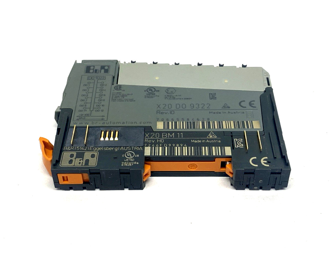 B&R X20DO9322 Digital Output Module, 12 Output, X20BM11 Base, X20 DO 9322