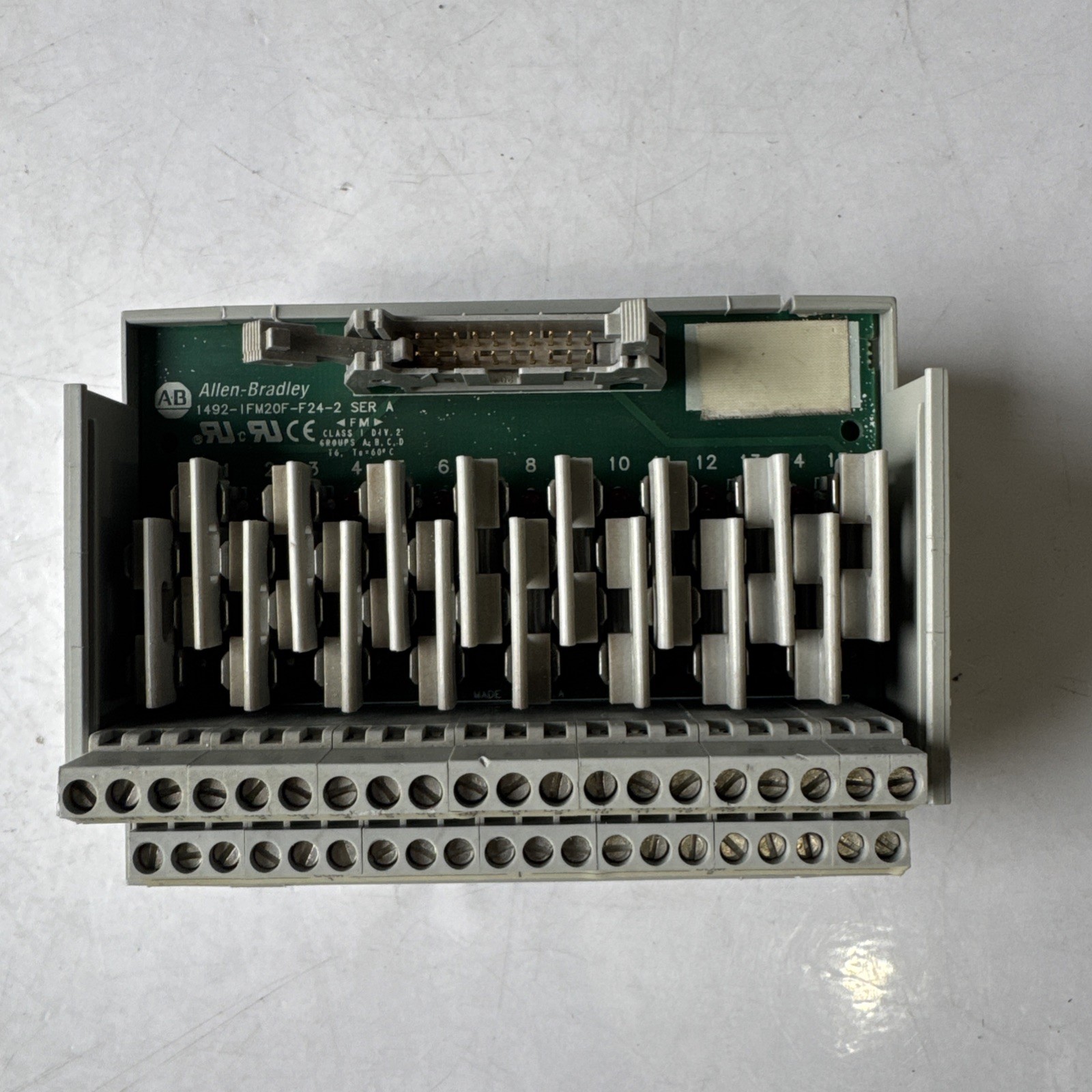 Allen Bradley 1492-IFM20F-F24-2 Ser. A Interface Module Digital 20-Point