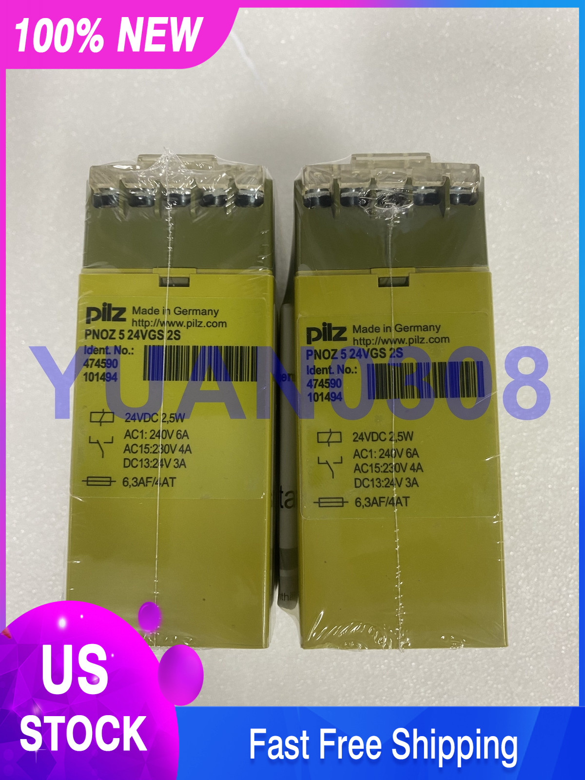 NEW Pilz PNOZ 5 24VDC 2S 474590 Safety relay DHL Fast delivery