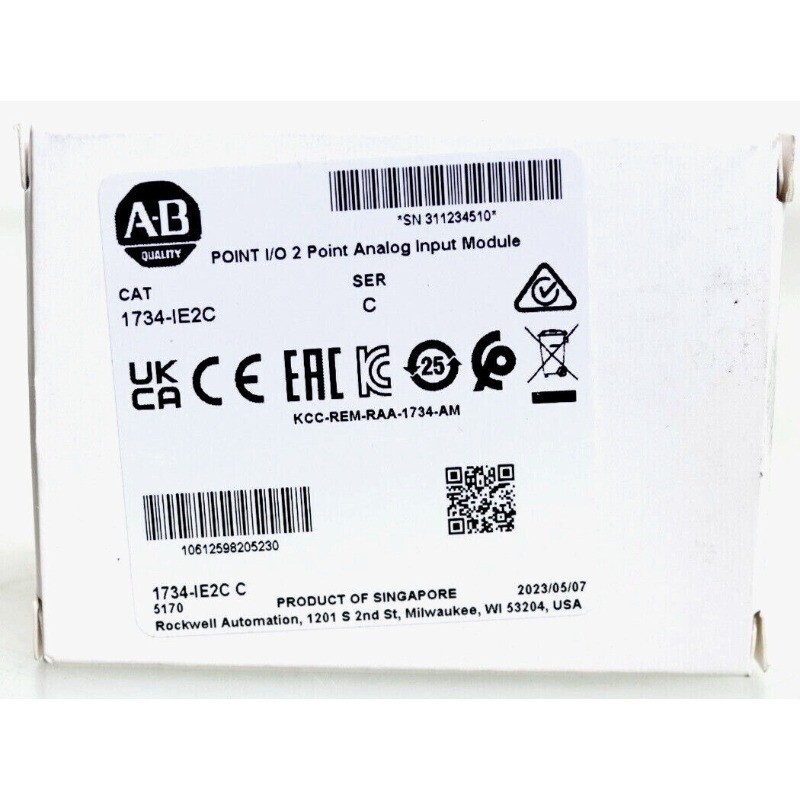 Allen-Bradley 1734-IE2C Input Modules | Ser.:C | Rev.:A02 | FW: 3.005 new in box