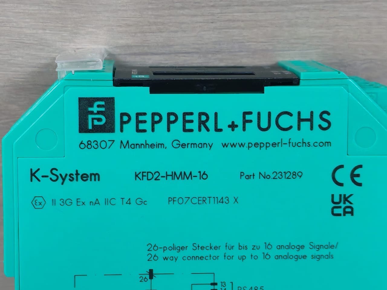 Pepperl + Fuchs KFD2-HMM-16 HART MUX Primary Module 231289