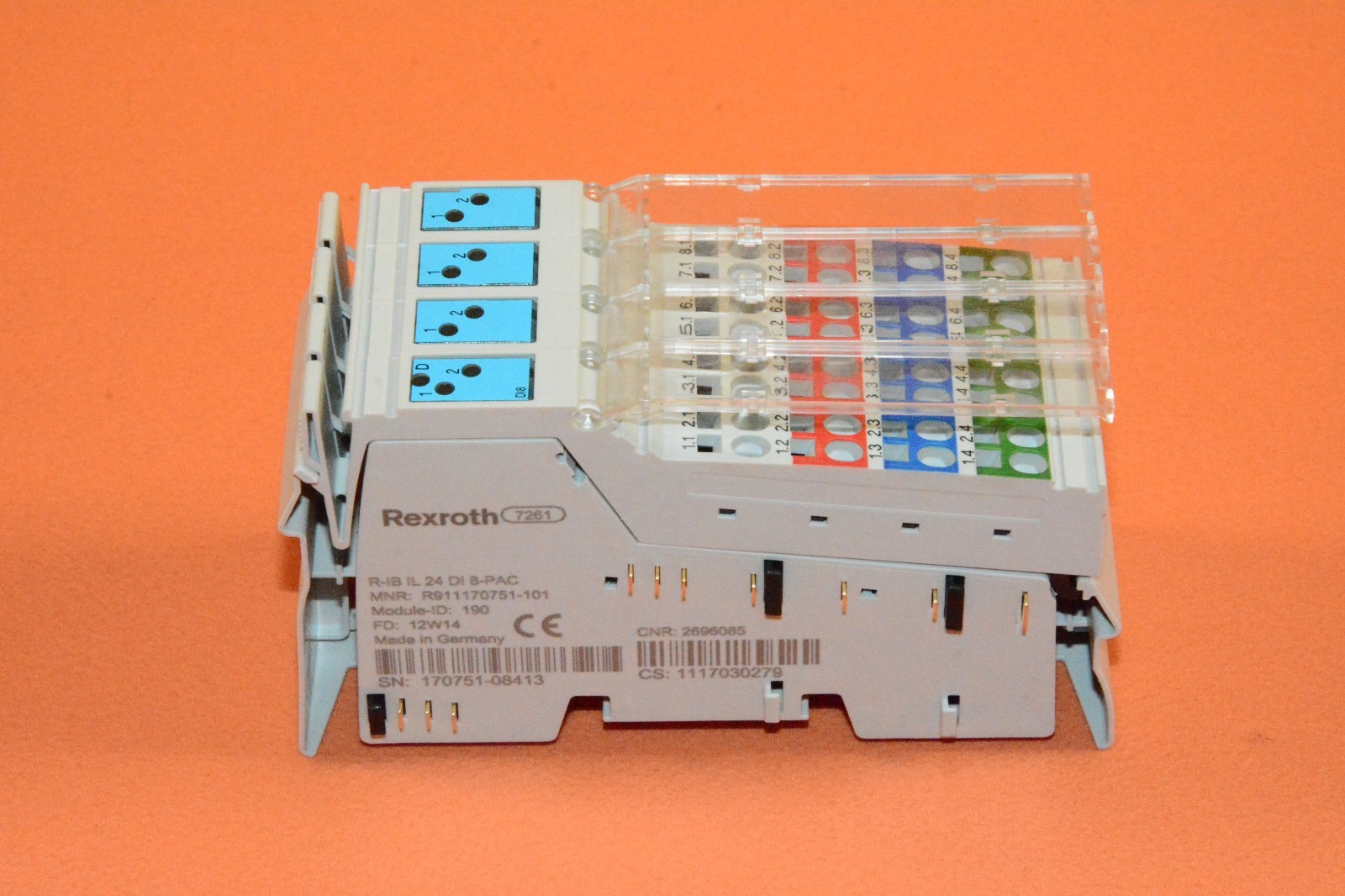 Rexroth R-IB IL 24 DI 8-PAC Terminal With 8 Digital Inputs Set 6pcs