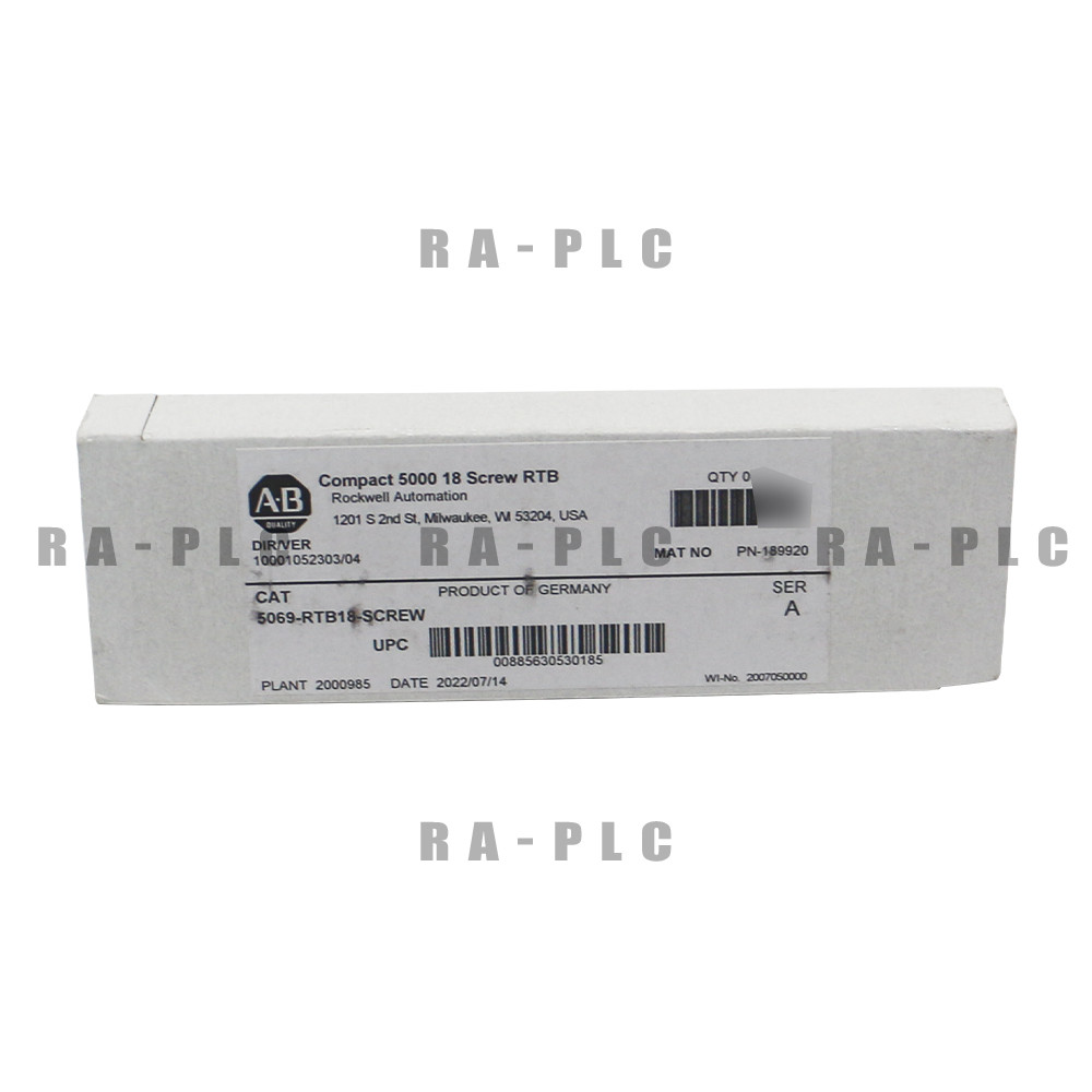New AB 5069-RTB18-SCREW 5069 Compact I/O 18 pins Screw type terminal block kit