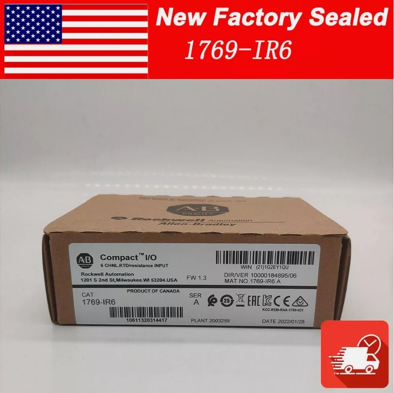 AB 1769-IR6 CompactLogix 6ch RTD Resistance Input SER A USA