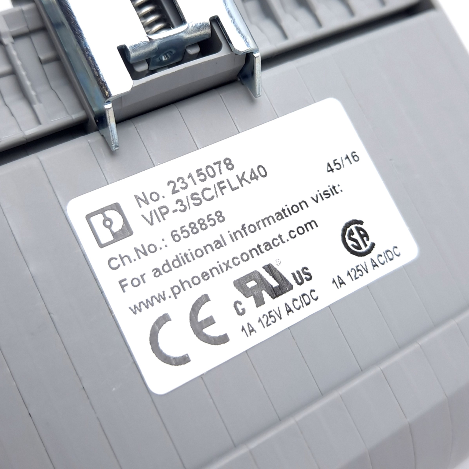 Phoenix Contact VIP-3/SC/FLK40 Interface module 40 Pos, 25v AC/60v DC, 1A