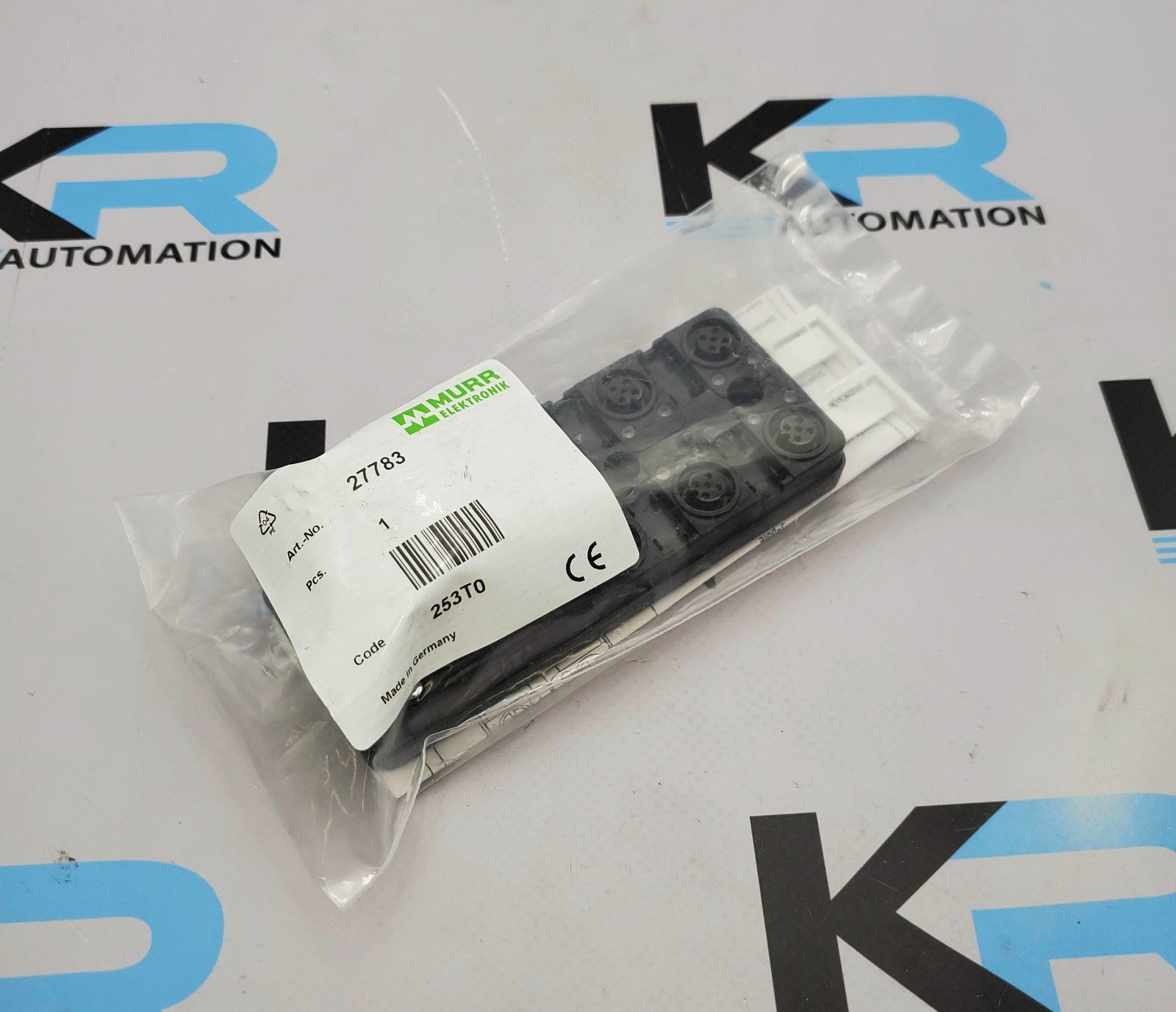 Murr Elektronik 27783 MVP12 6-Way Plug Connection 24V 7.5A 4A/Ch