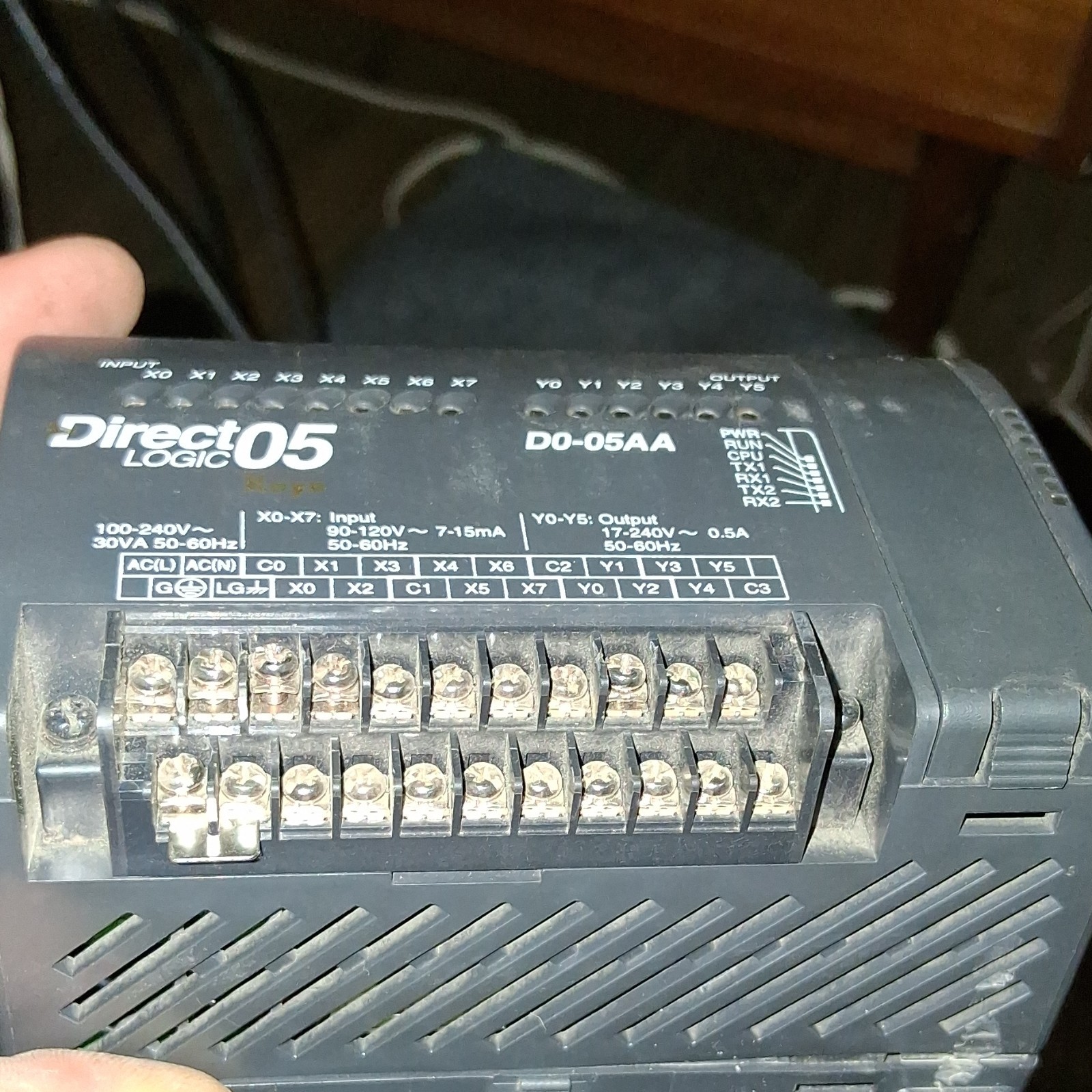 DirectLOGIC DirectLogic 05 PLC Processor Module D0-05AA RS-232/RS-485