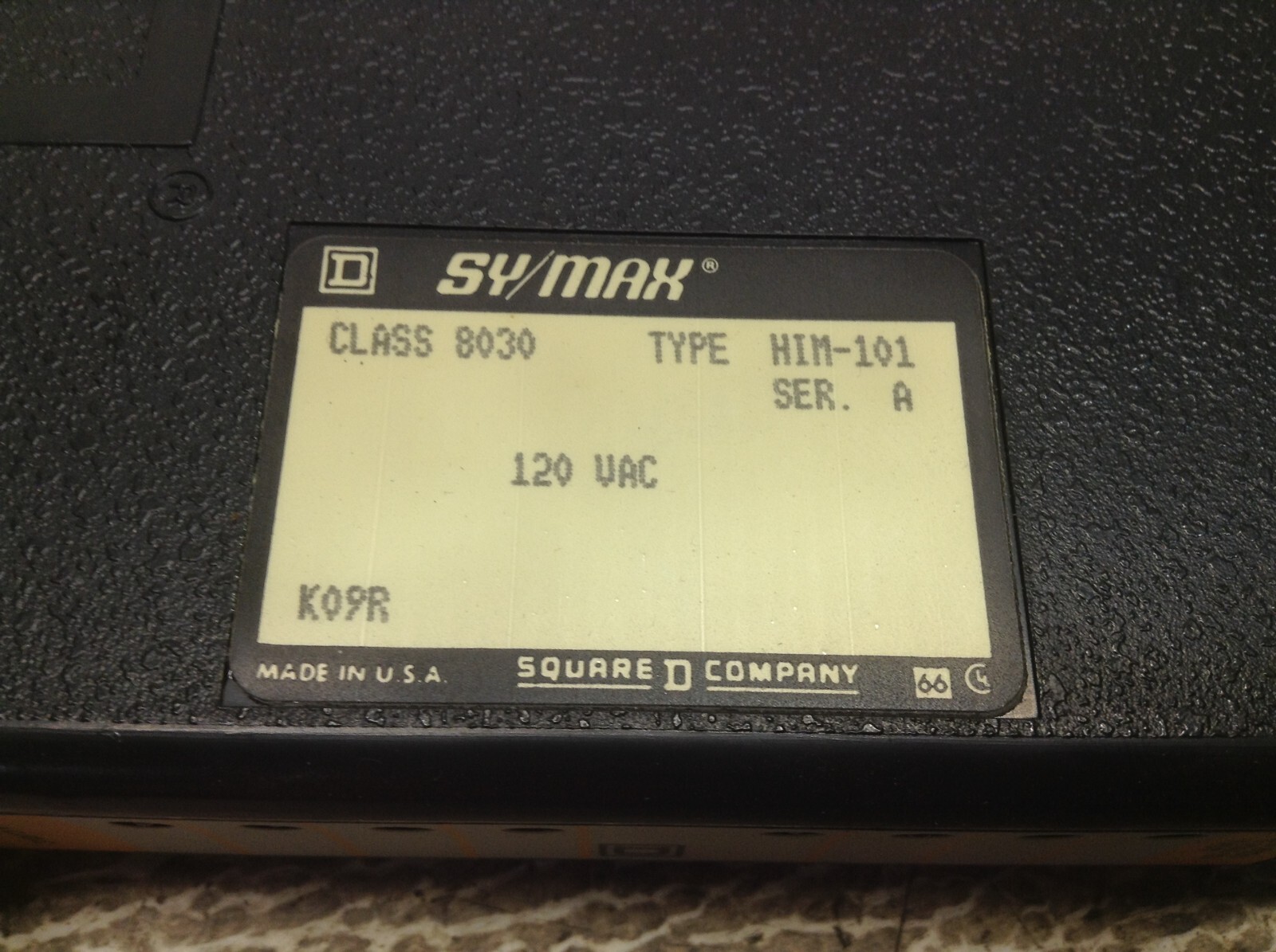 Square D Sy/Max 8030 HIM-101 Input Module HIM101 8030HIM-101 Ser. A SyMax (OK)