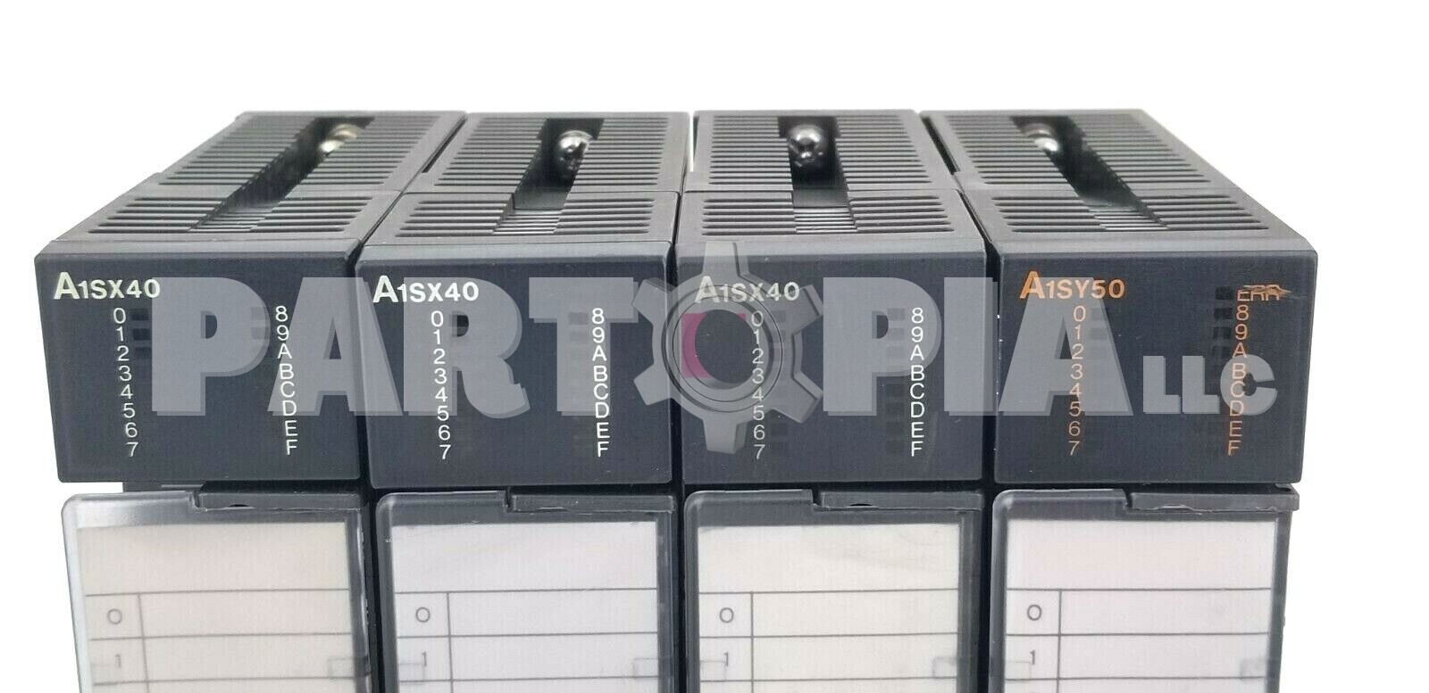 Mitsubishi A1SY50 Output Module & Lot of 3, A1SX40 Input Modules, DC 12/24V