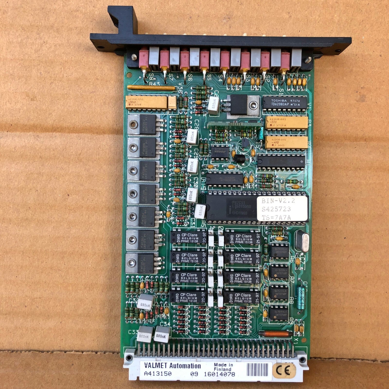 VALMET BOU8 BINARY OUTPUT MODULE A413150 [5]