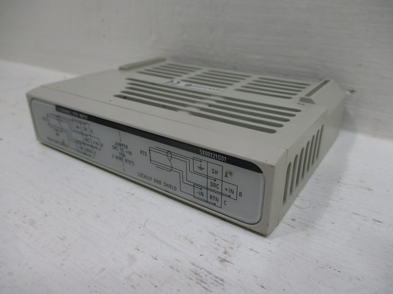 Ovation 5X00121G01 Rev 05 8-Channel RTD Input Module PLC