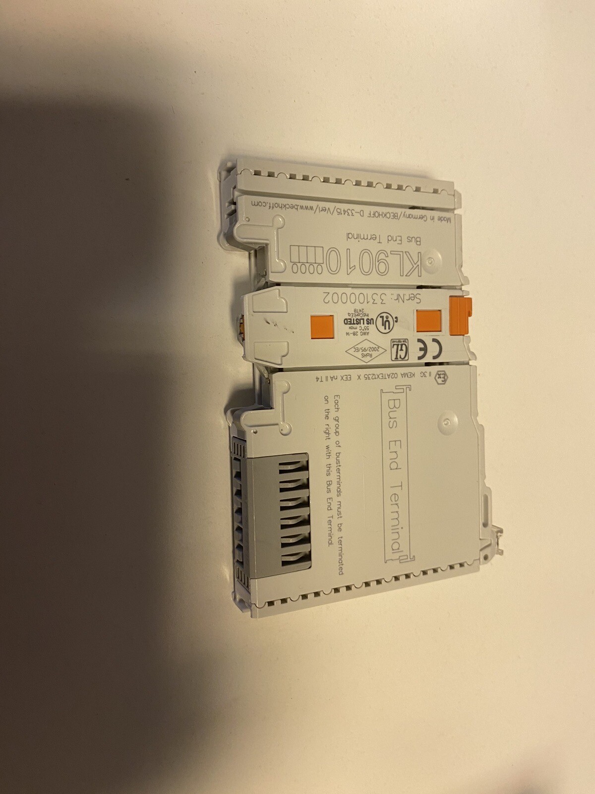 Beckhoff KL9010 Bus End Terminal K-Bus I/O Module New In Box