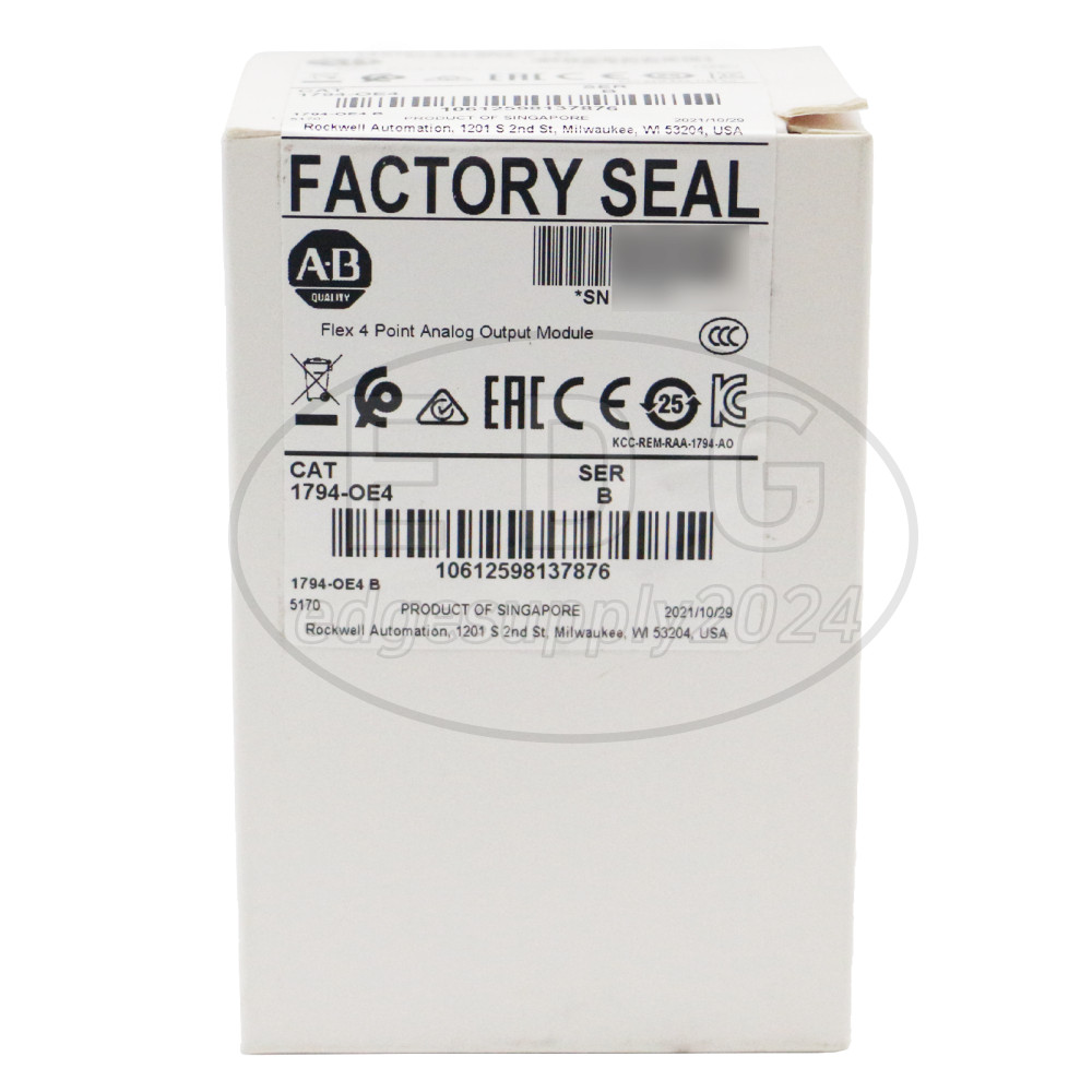 Allen Bradley 1794-OE4 Flex 4 Point Analog Output Module Factory Sealed New