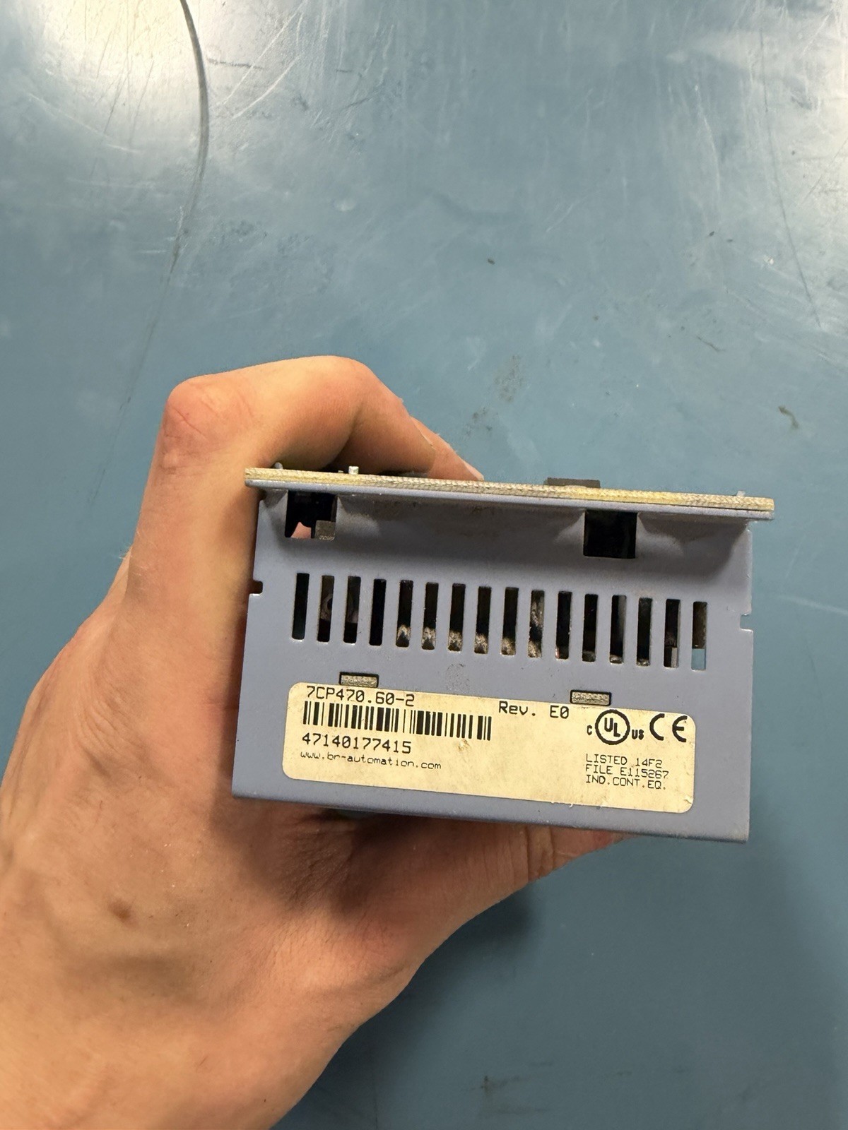 B&R AUTOMATION CP470 7CP470.60-2 CPU MODULE 24VDC USED