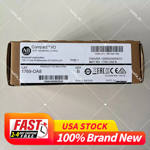 New Sealed AB 1769-OA8 SER A CompactLogix PLC Output Module Free Ship
