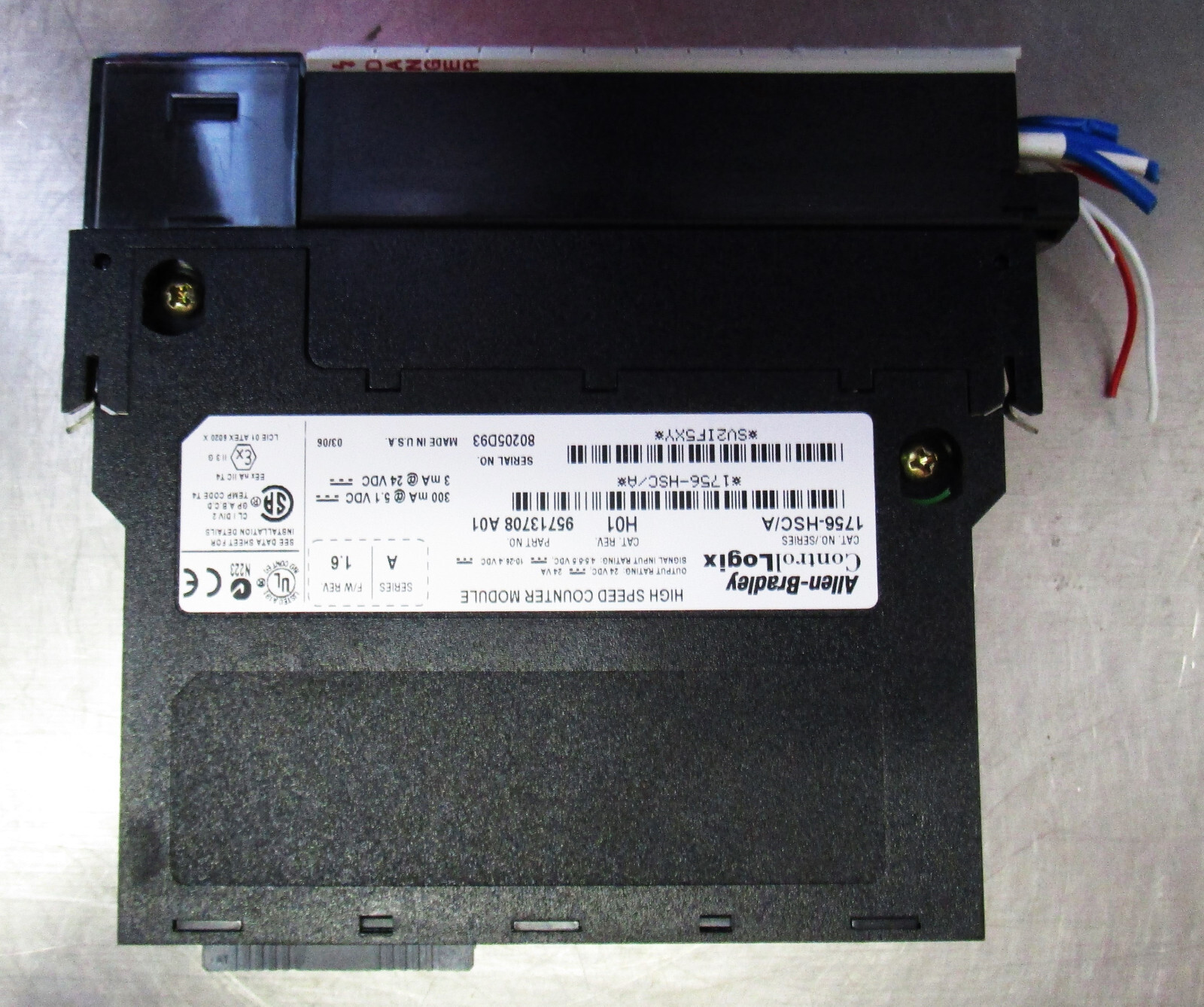 Allen Bradley 1756-HSC/A High Speed Counter Module Output 24VDC ControlLogix