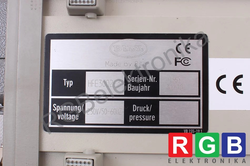 HFE3002-3 BILZ – Refurbished – 24 Months Warranty