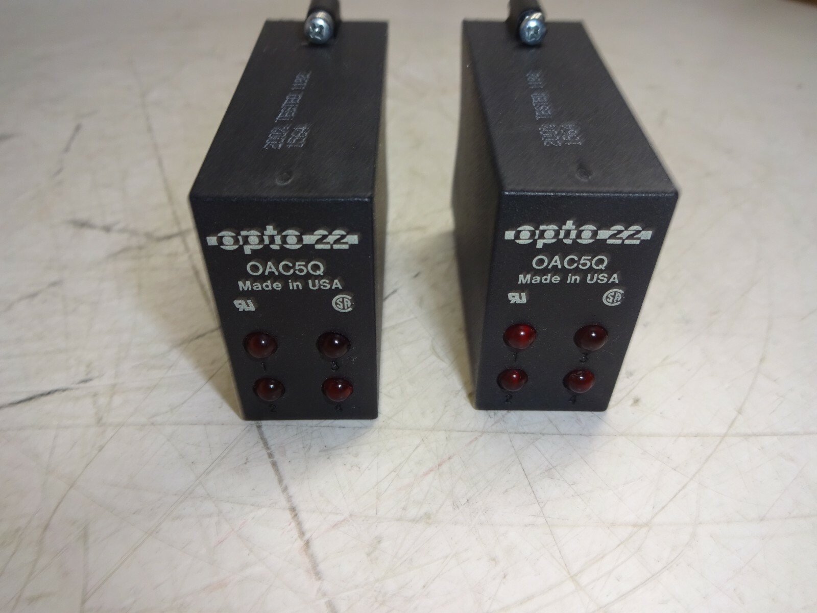 LOT OF 2 OPTO 22 OAC5Q OUTPUT MODULE