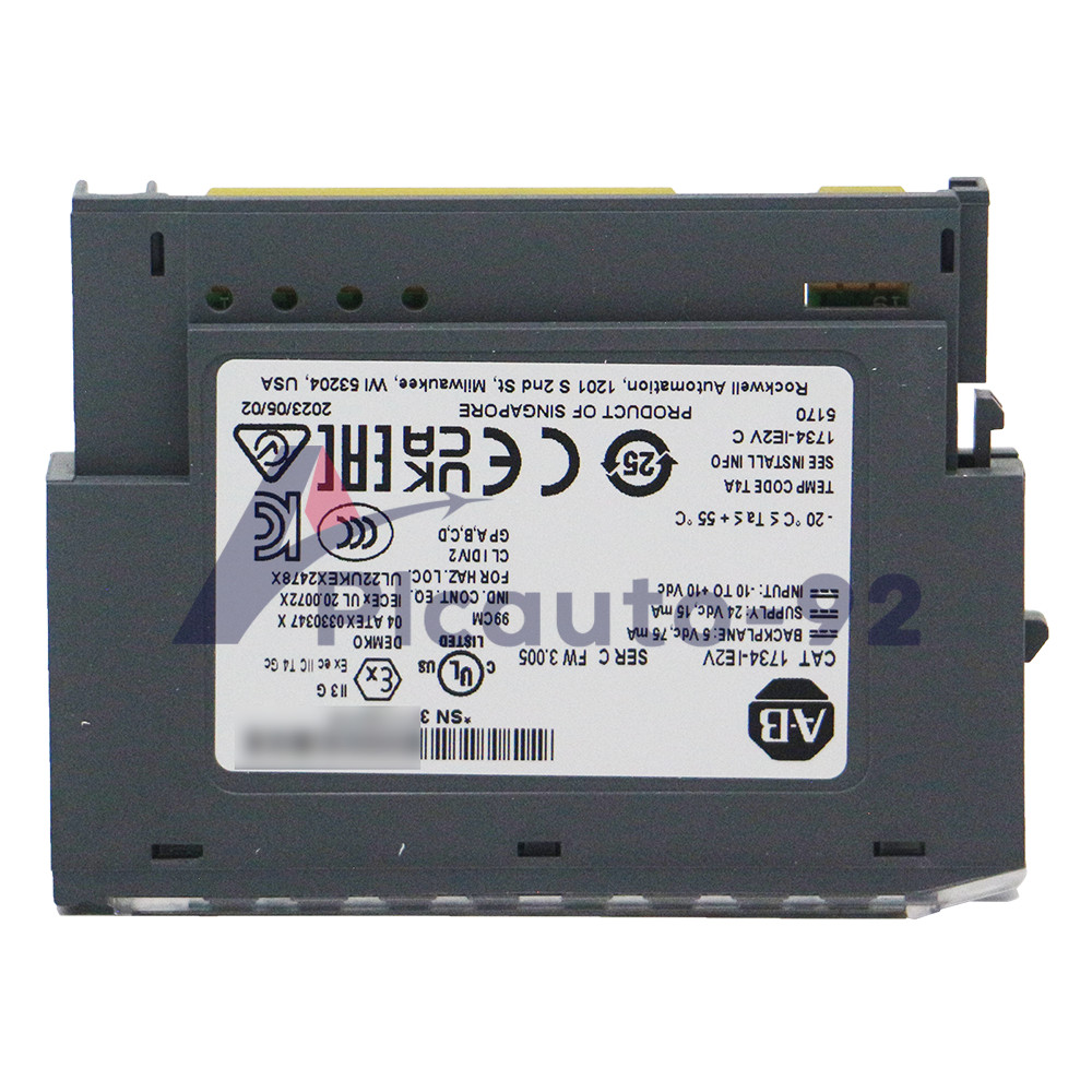 Allen-Bradley 1734-IE2V 2 Point Analog PLC Voltage Input Module 1734IE2V 24V Dc