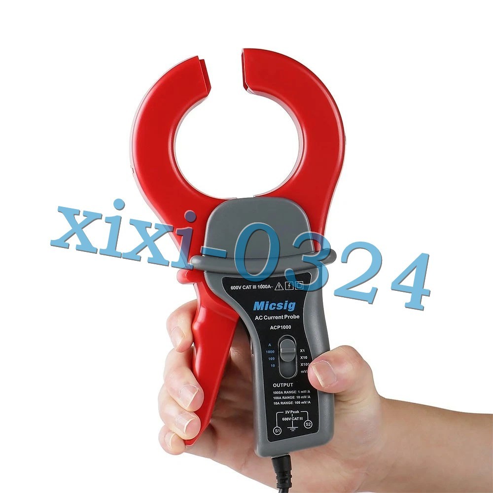 Micsig ACP1000 100KHz 1000A AC Current Clamp Probe Suitable for Oscilloscopes