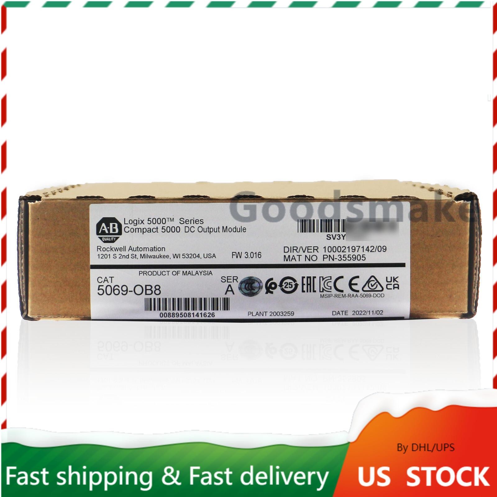 New Allen Bradley 5069-OB8/A Compact 5000 DC Output Module AB 5069OB8