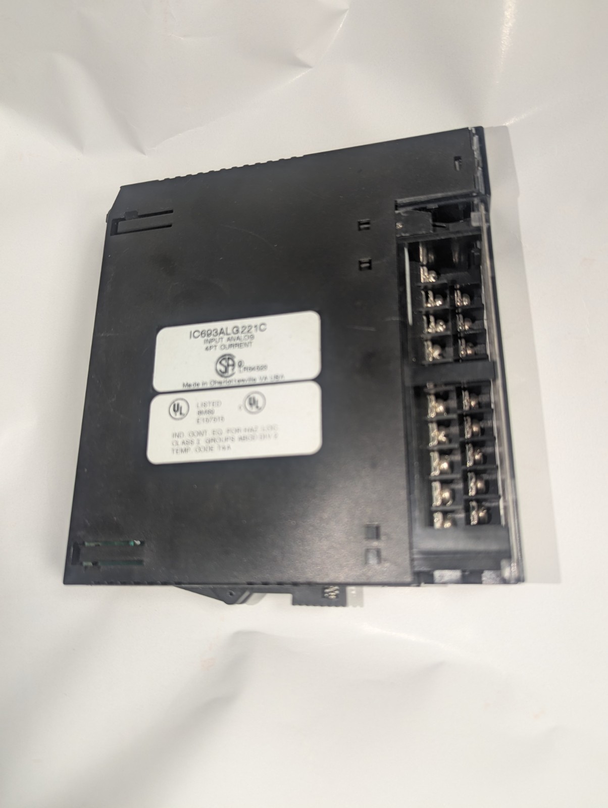 NEW GENUINE GE FANUC IC693ALG221C INPUT ANALOG 4PT CURRENT MADE IN USA