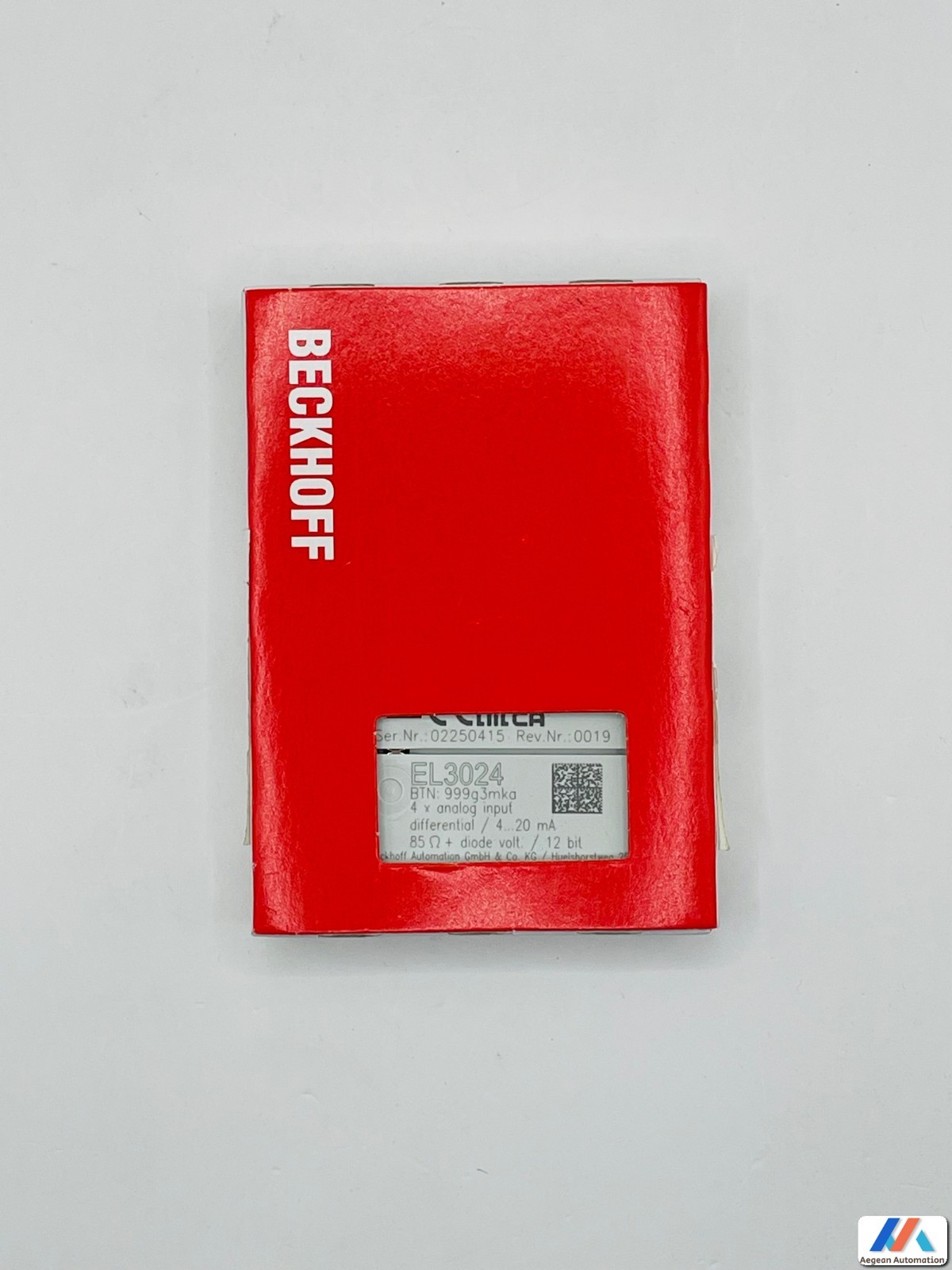 BECKHOFF EL3024 EtherCAT Terminal, 4-Channel Analog Input Module NEW
