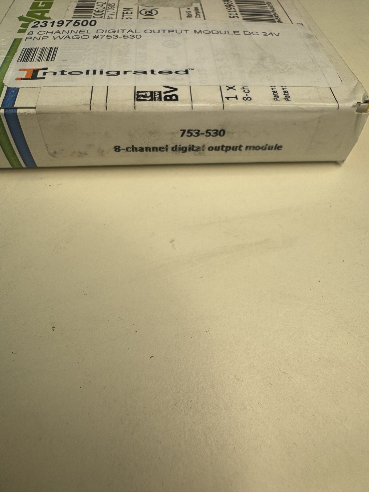 New!! WAGO 753-530 8 Channel Digital Output Module