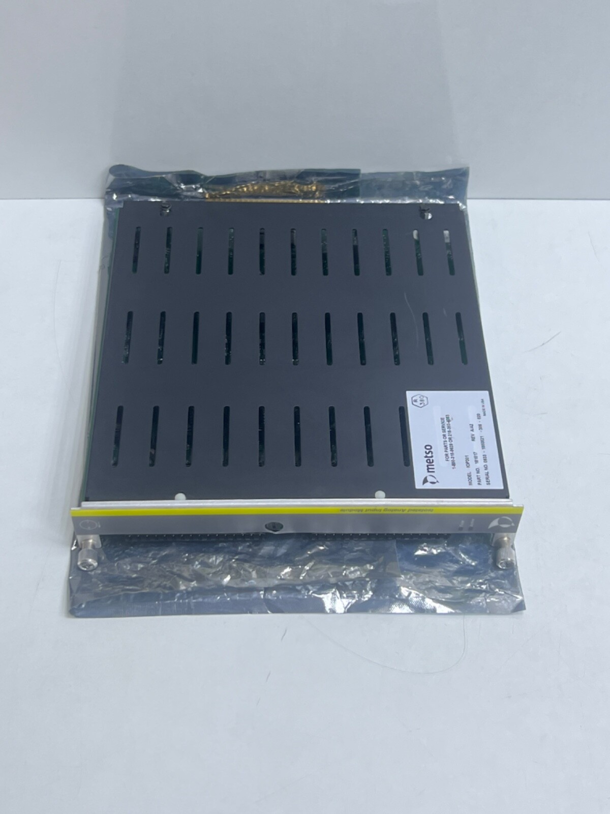 METSO IOP301 ISOLATED ANALOG INPUT MODULE PN: 181517