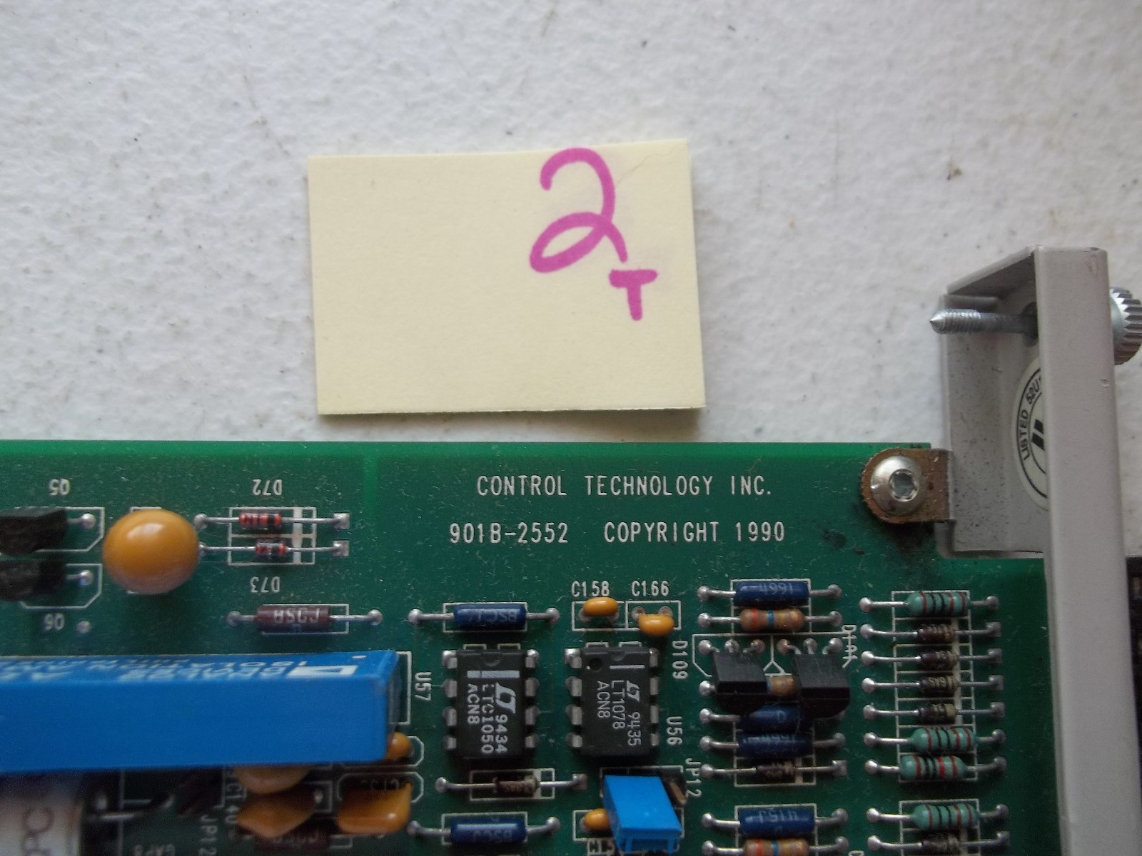 CONTROL TECHNOLOGY CTI 8 CHANNEL ISOLATED RTD INPUT 901B-2552 (674)