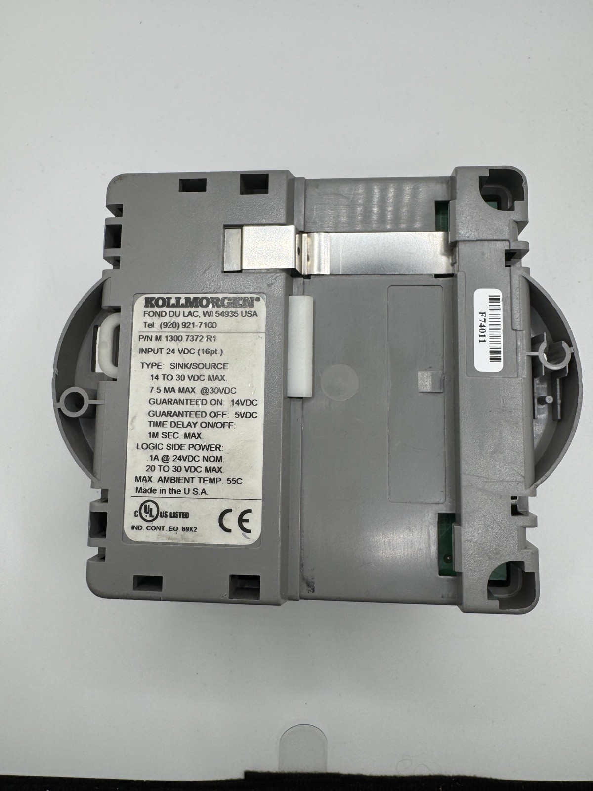 KOLLMORGEN M.1300.7372 R1 Input Module 24VDC SINK/SOURCE #58