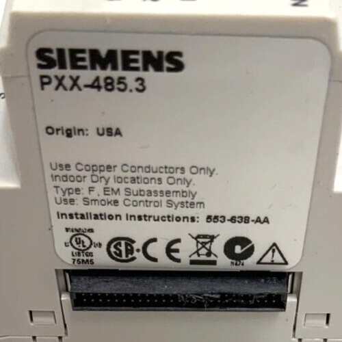 Siemens PXX-485.3 PXC Apogee PLC Modular Communication Expansion Module 241G