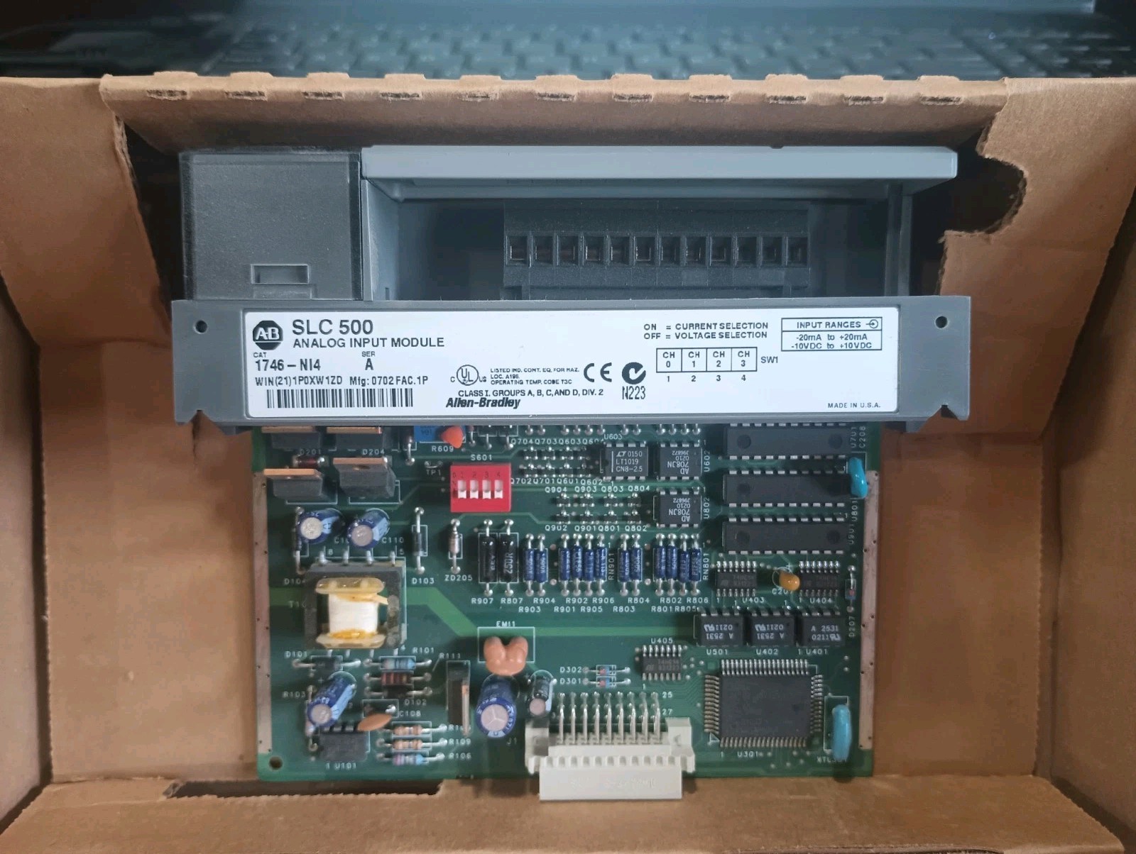 Allen Bradley 1746-NI4 1746-N14 Ser A SLC 500 Input Module