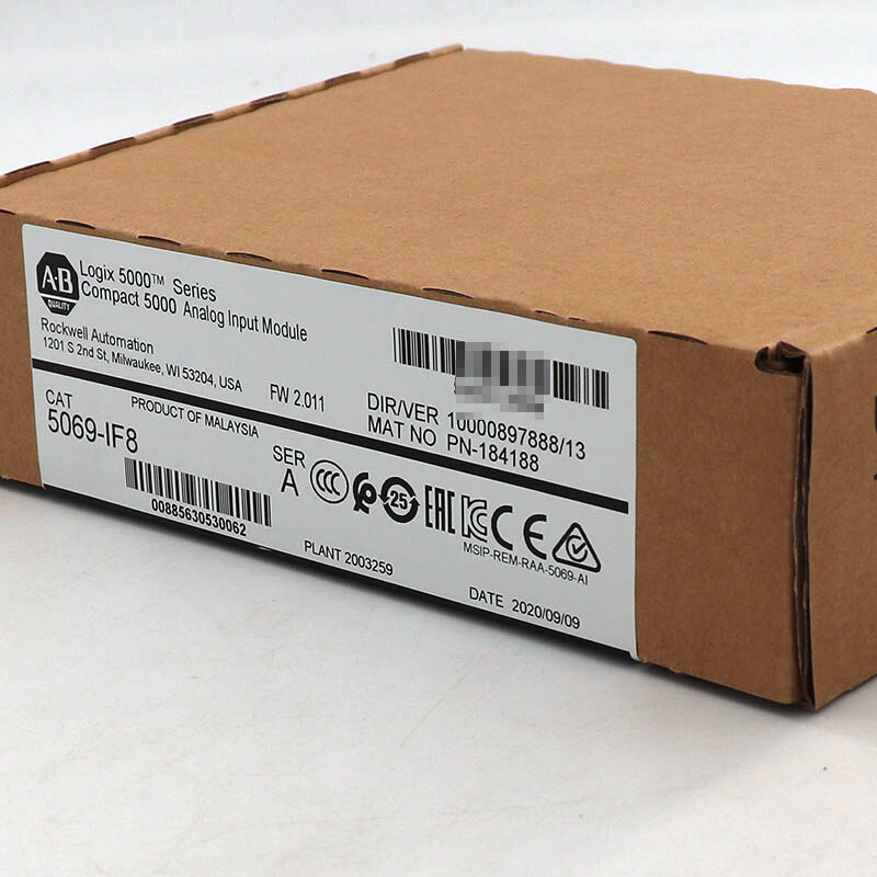 Factory Sealed Allen Bradley 5069-IF8/A Compact 5000 Analog Input Module