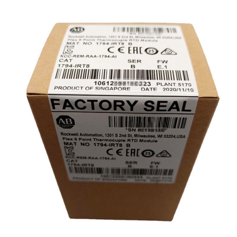 New Factory Sealed AB 1794-IRT8 SER B Flex 8 Point Thermocouple RTD Module