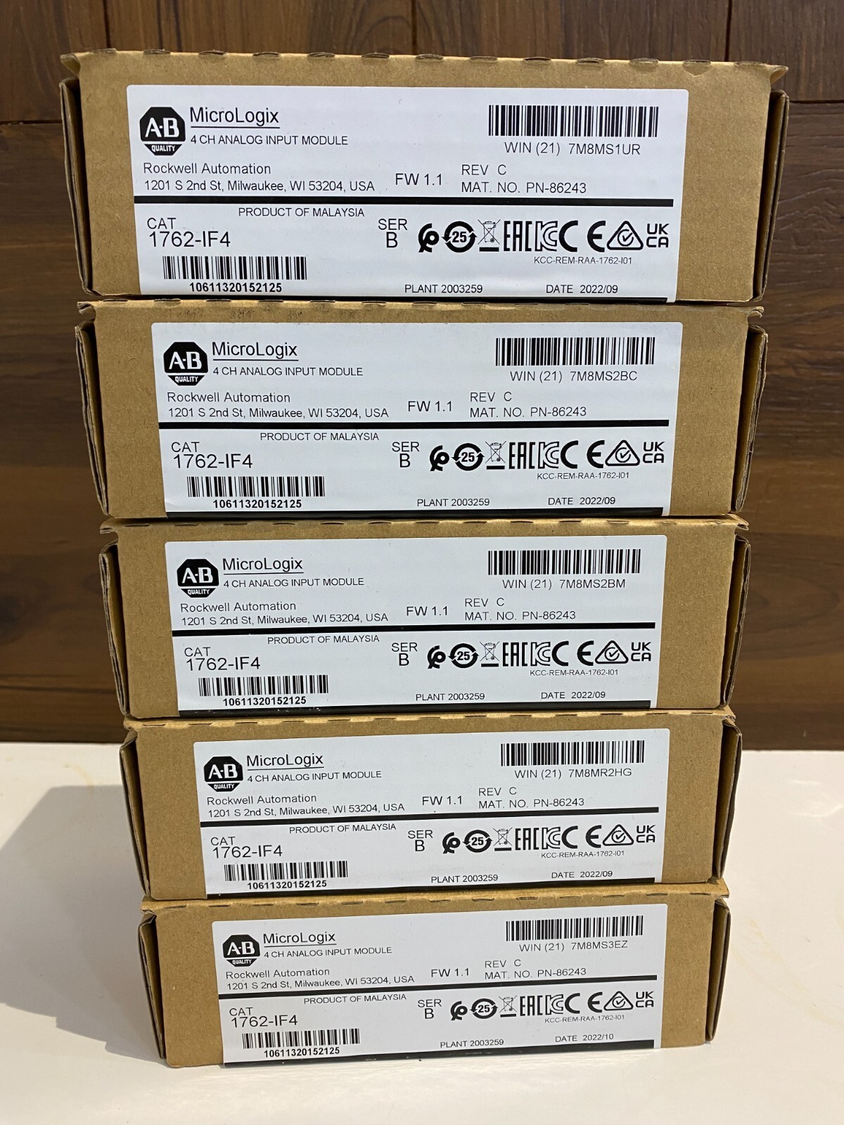 Factory Sealed 1762-IF4 ser B MicroLogix Analog Input Module 1762IF4 US Free Tax