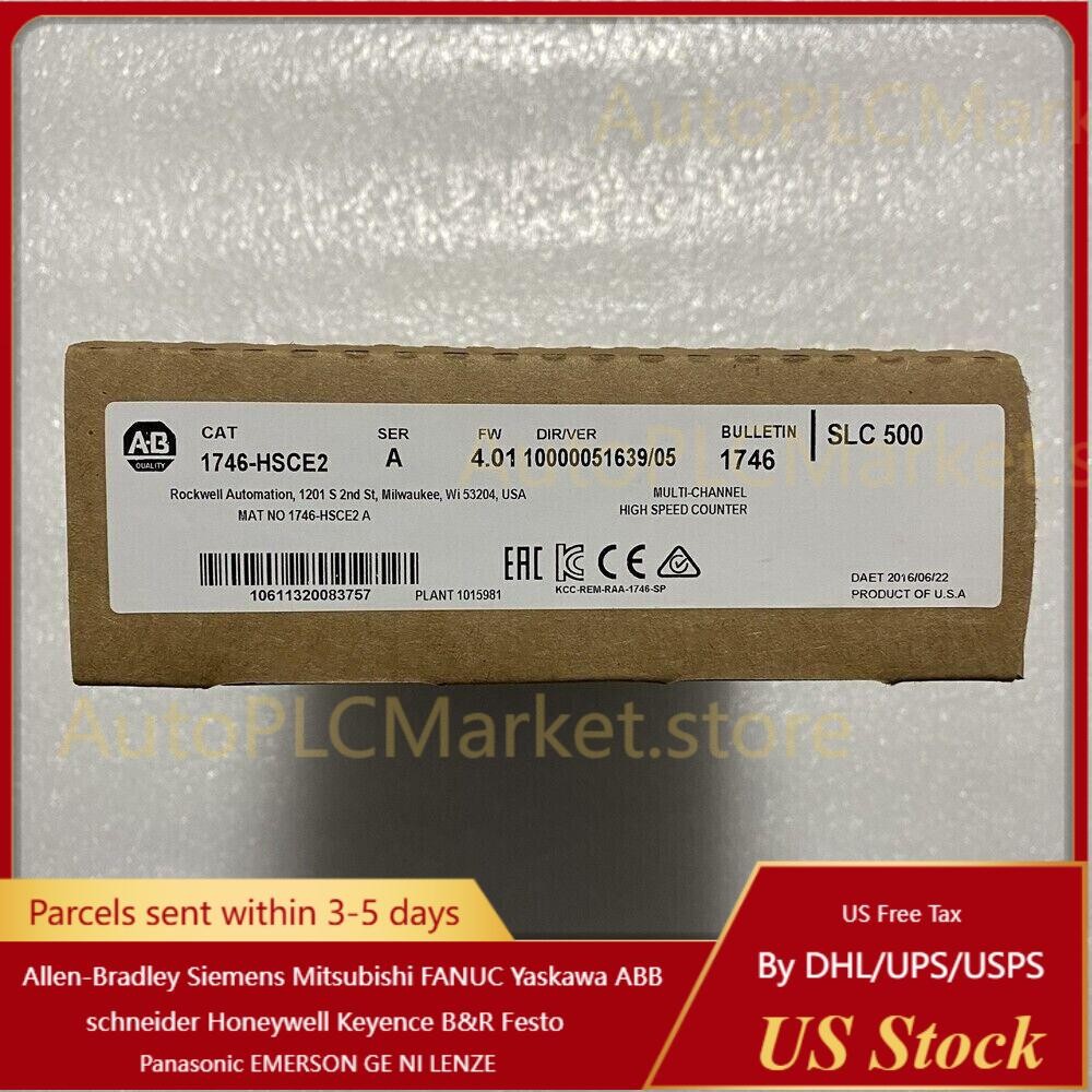 New Allen-Bradley 1746-HSCE2 SER A Multi-Channel High Speed Counter Module AB