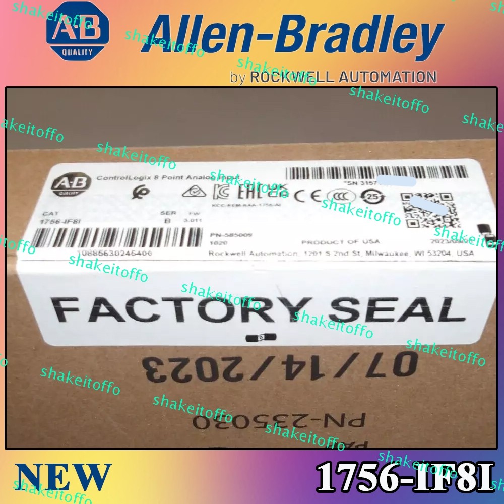 New AB 1756-IF8I/B ControlLogix 8 Point Analog Input Module 1756IF8I