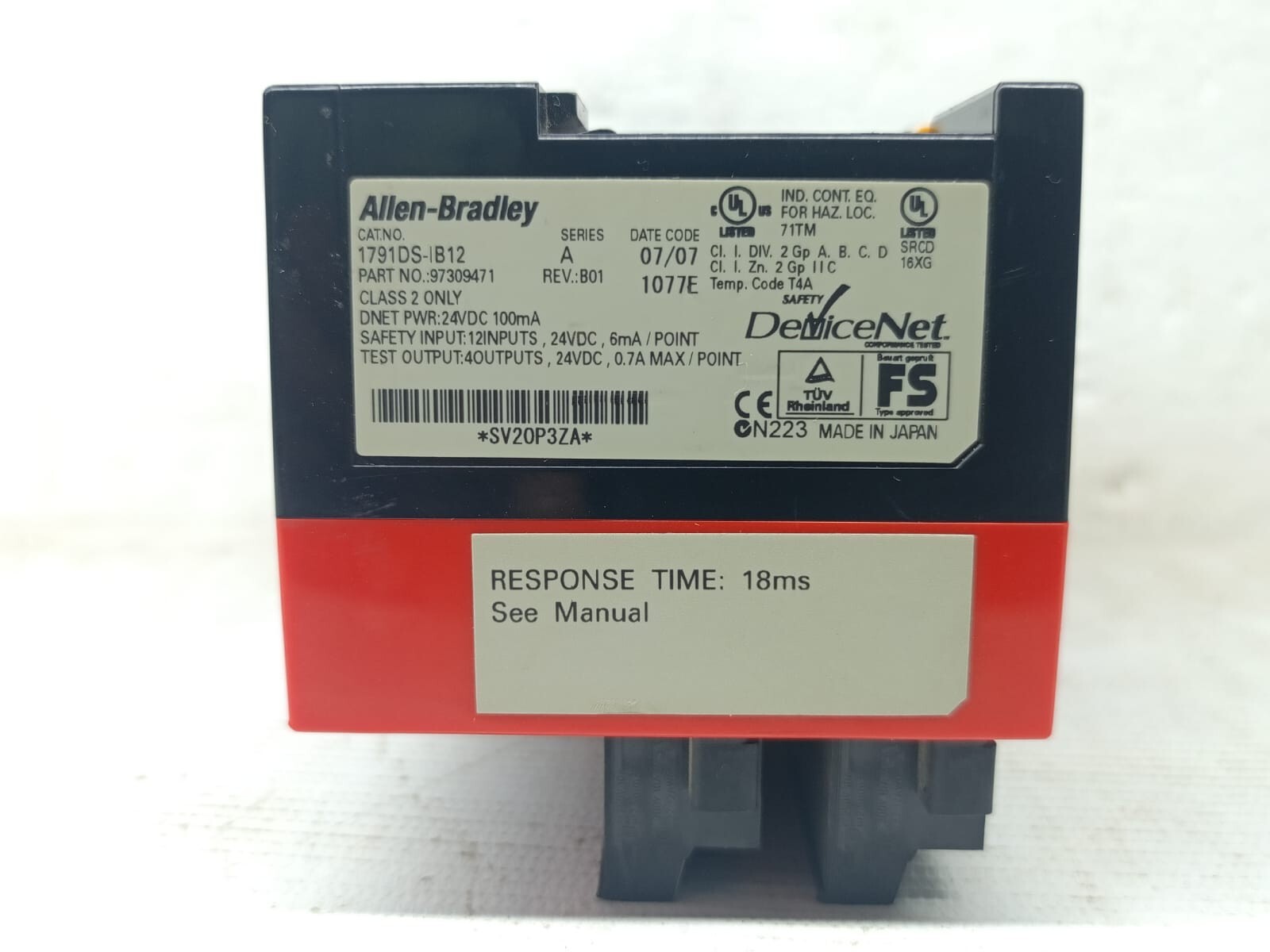 Allen Bradley 1791-IB12 (DeviceNet Compact Block)