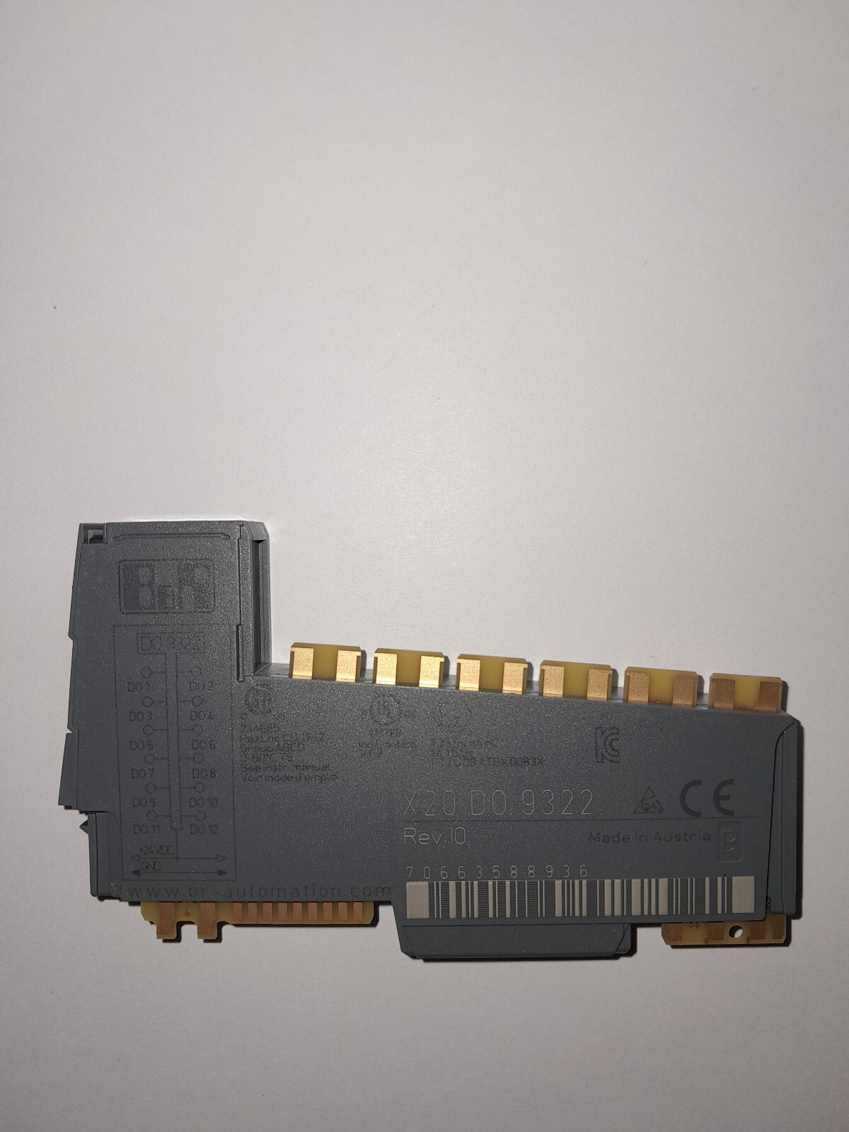 B&R DIGITAL OUTPUT MODULE PLC BR X20DO9322 + X20BM11 GRATIS + X20TB12 GRATIS