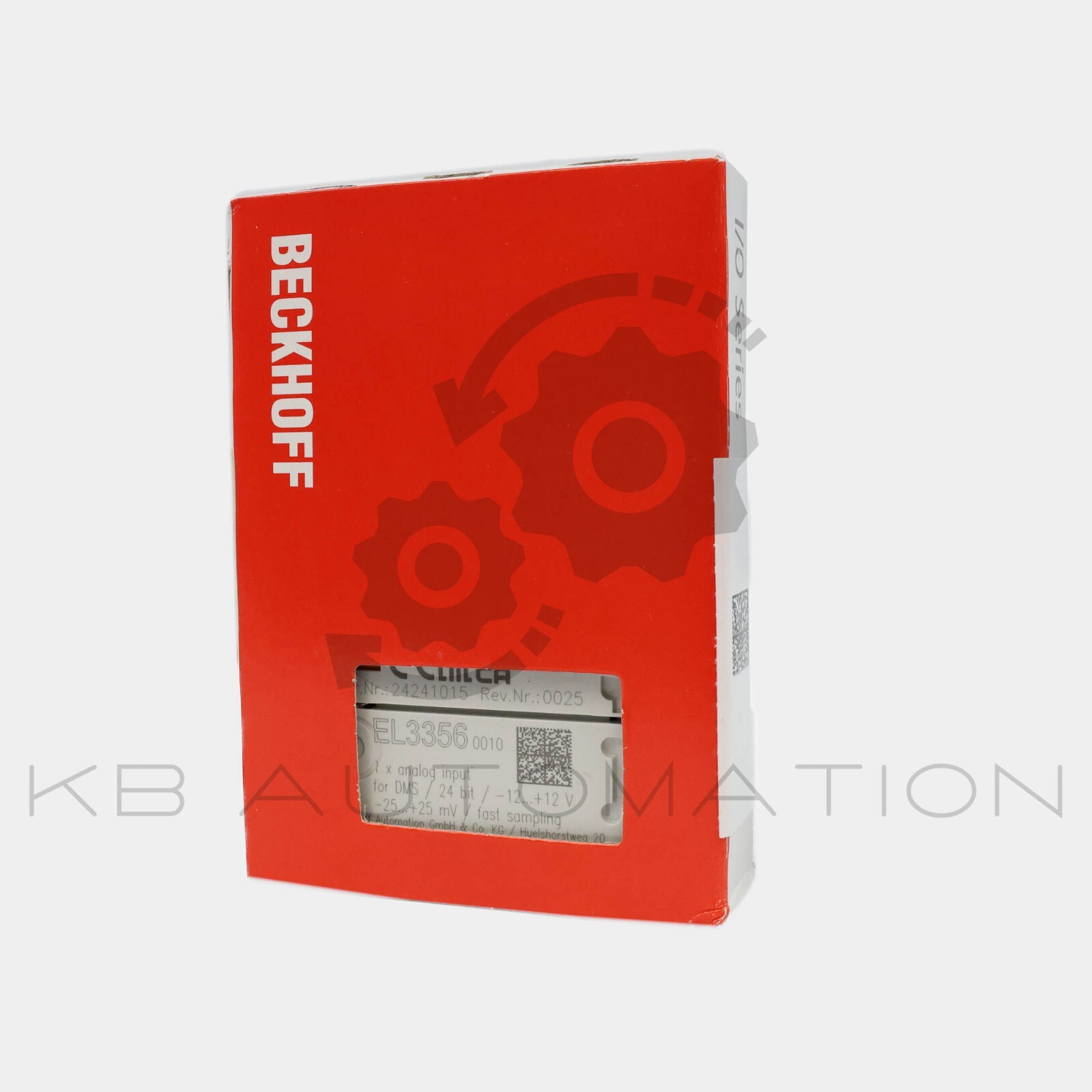 Beckhoff EL3356-0010 EtherCAT Terminal, 1-channel analog input, measuring bridge