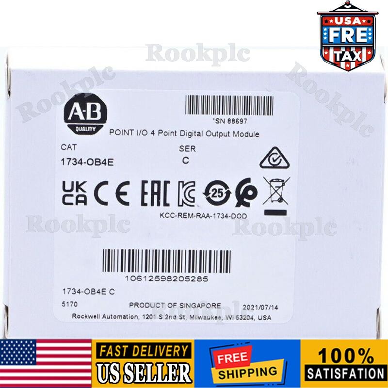 New Factory Sealed AB 1734-OB4E 4Point Output Module AB 1734OB4E US Free Tax