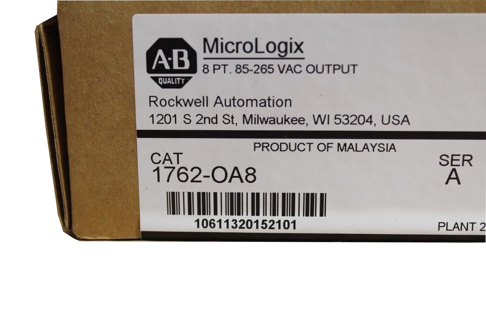MicroLogix 8 Point Digital Output Module 1762-OA8 /A Sealed In Stock