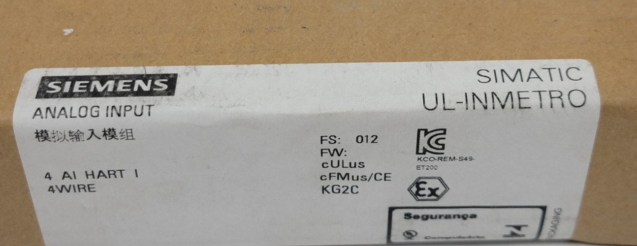 New Sealed Siemens 6ES7134-7TD50-0AB0 Analog Input Module 4 AI HART I 4 Wire