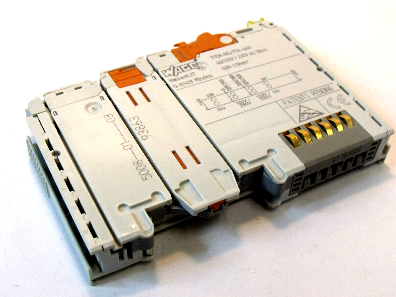 Wago 753-440 Digital Input Module: 4 Channels, 120/230 VAC